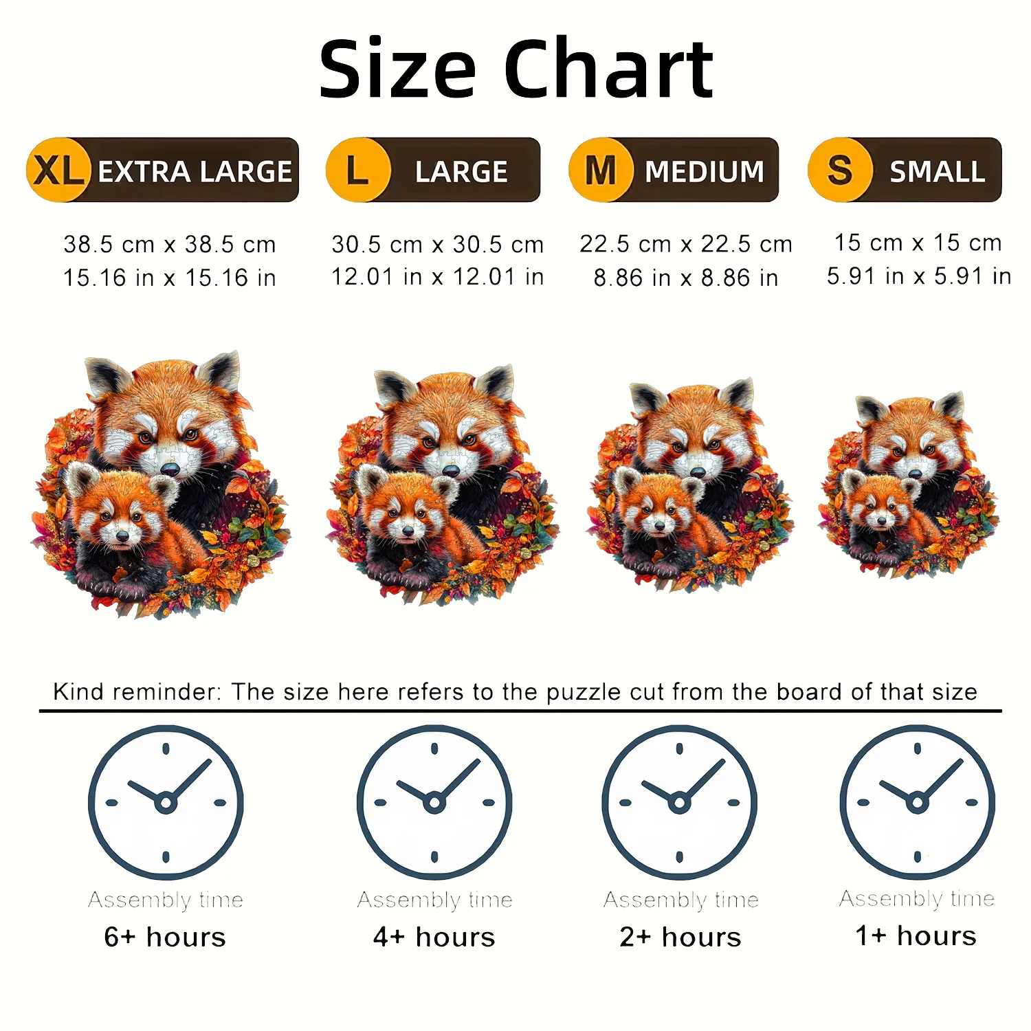 Animal Creative Wooden Puzzles With Unique Irregular Shapes Wooden Creative Handmade Decorations Holiday Gifts