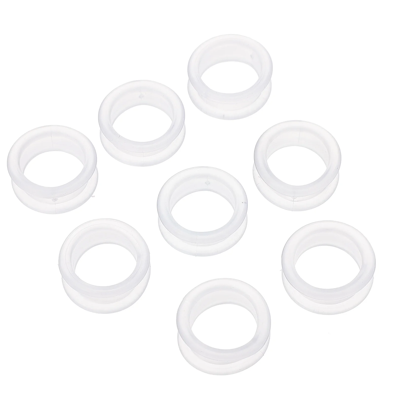 

8 Pcs Scissors Silicone Ring Pet Shear Finger Rings Pets Major Grooming Sleeves Anti-skid Protector Silica Gel Handheld Cover