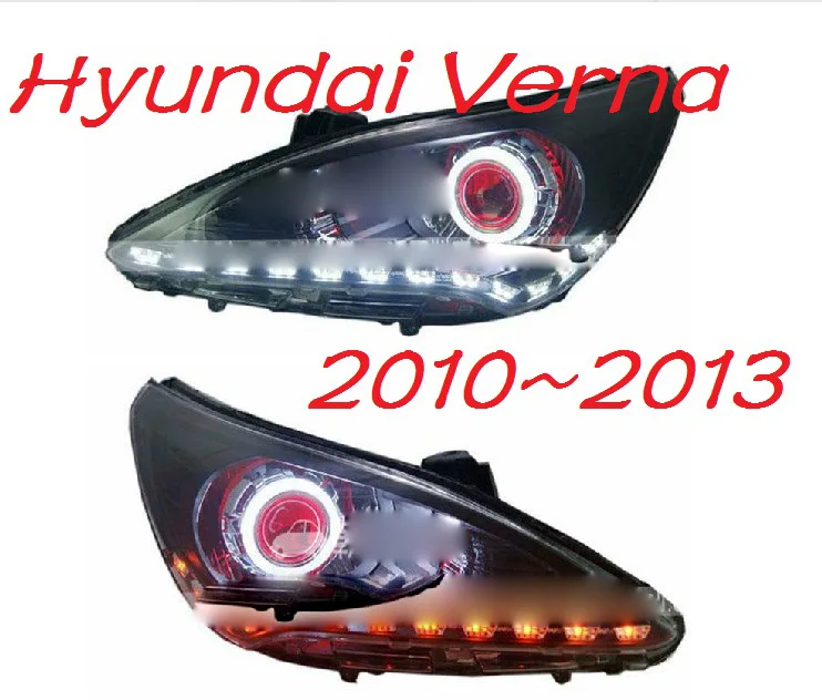 HID,2010~2013,Car Styling,verna Headlight,Solaris,accent,Elantra,Genesis,i10,i20,santa fe,tucson,veracruz,lantra;verna head lamp