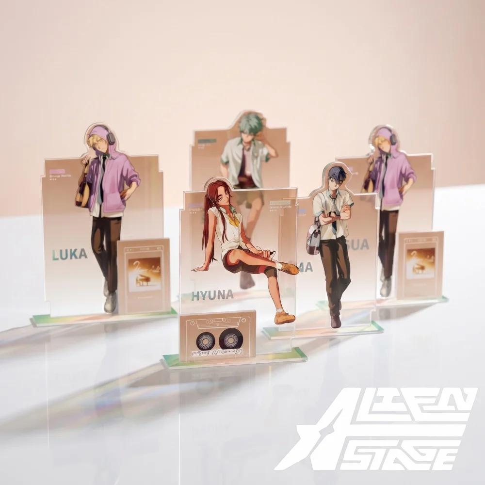 Alien Stage Acrylic Stand Keychain 2026 New Luka Hyuna Sua Mizi Till Fresh Campus Music Desktop Figure