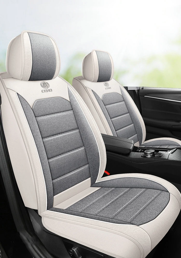 

Универсальные льняные чехлы на автомобильные сиденья для Opel Corsa D E F Insignia Astra Mercedes ML W164 EQB EQC EQE, автомобильные аксессуары, дышащие