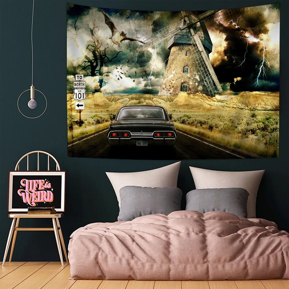 Supernatural DIY Wall Tapestry For Living Room Home Dorm Decor Wall Art Decor