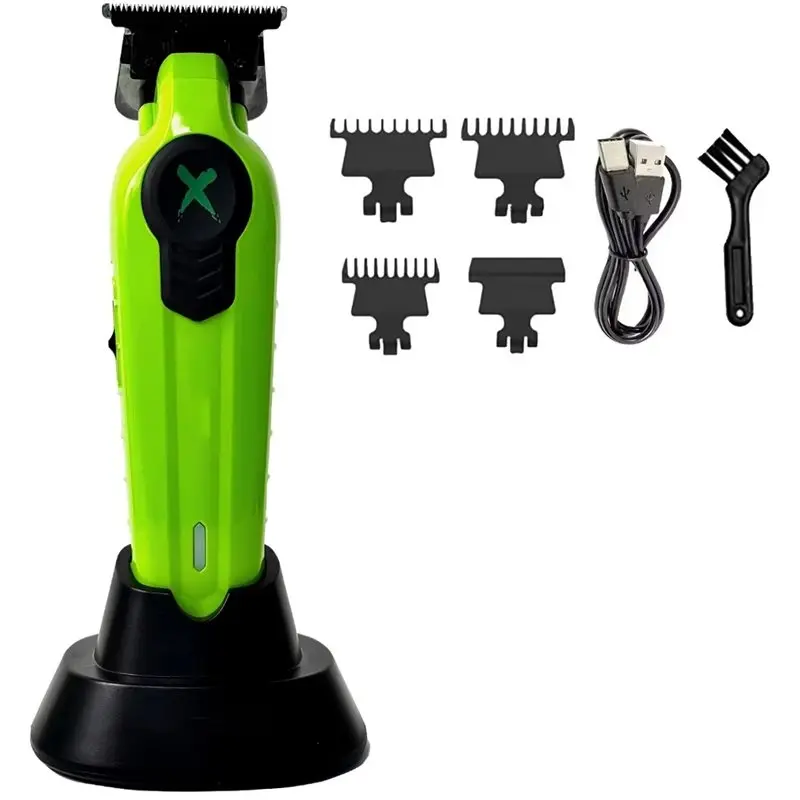 [novitA-a67z】-tagliacapelli-elettrico-professionale-x-series-verde-fa1t-7700rpm-per-uomo-lama-dlc-per-intagli-strumento-per-barbiere