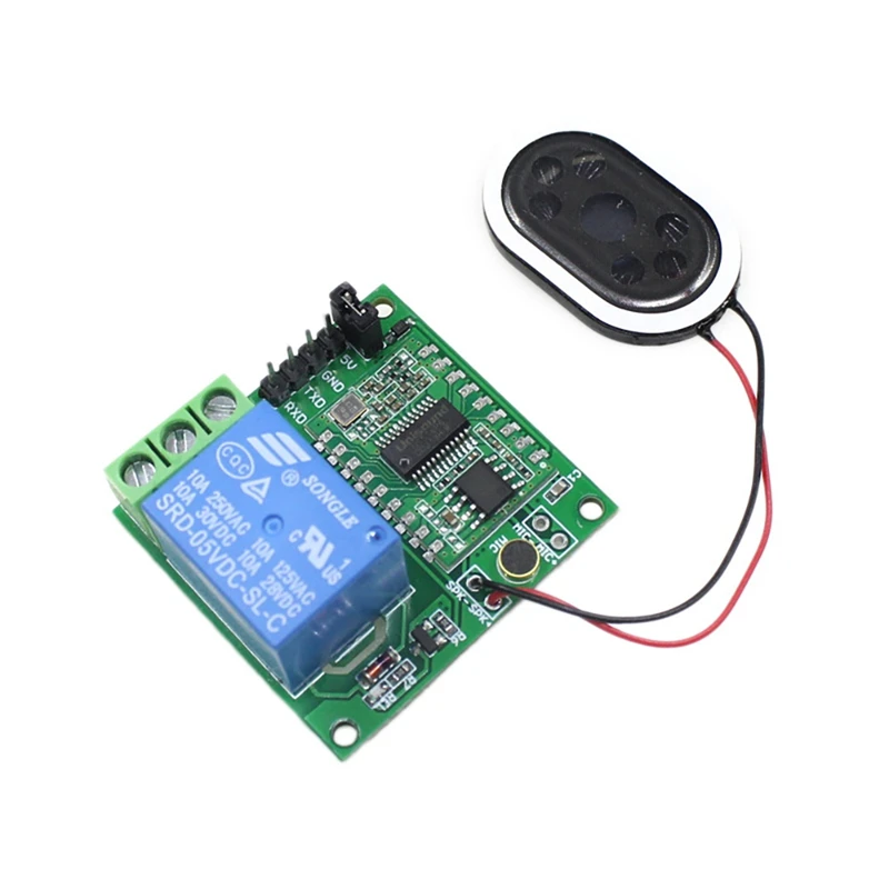 

AI Intelligent Voice Recognition Module Offline Intelligent Switch Control Board Voice Recognition Module