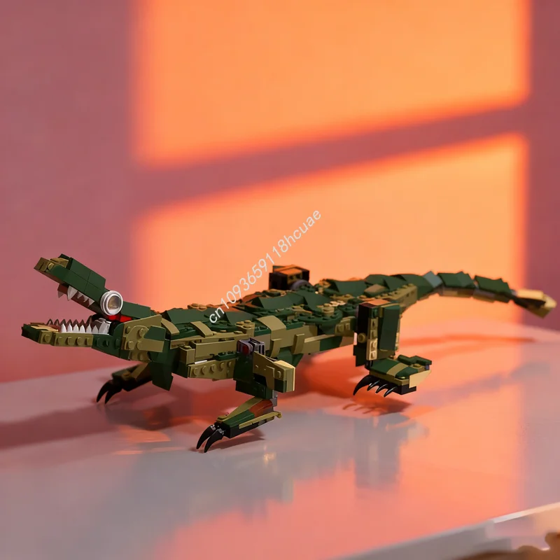 

446 шт. MOC Komodo Dragon Creator 3 1ed модель строительные блоки игрушка архитектура сборка рождественские подарки DIY идея детский день рождения