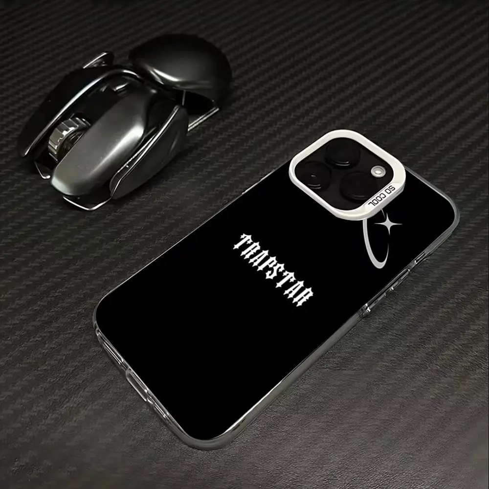 Hot T-Trapstars Phone Case For Iphone 17 16 15 14 Pro Max Xr Air Plus Black Silver Hard Shell Cover view 5