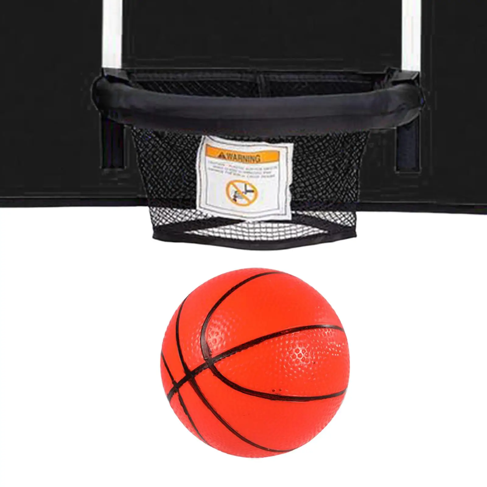 

Mini Basketball Hoop for Trampoline with Enclosure Basketball Stand Universal