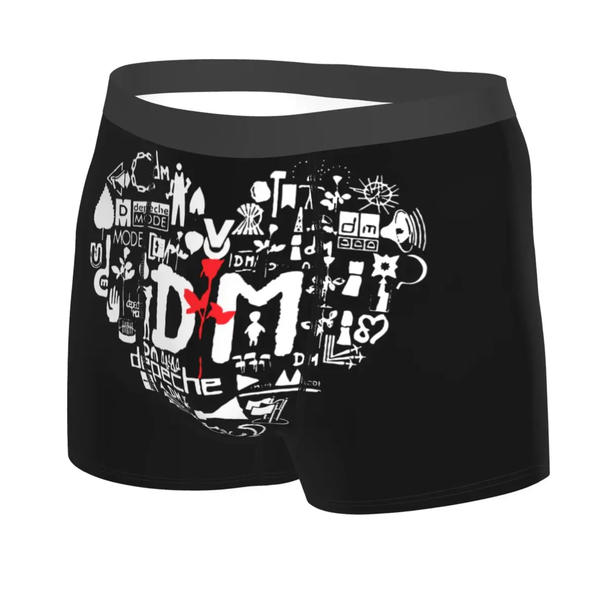 Custom Male Cool Heavy Metal Rock Band Depeche Cool Mode Underwear Boxer Briefs Men Breathbale Shorts Underpants