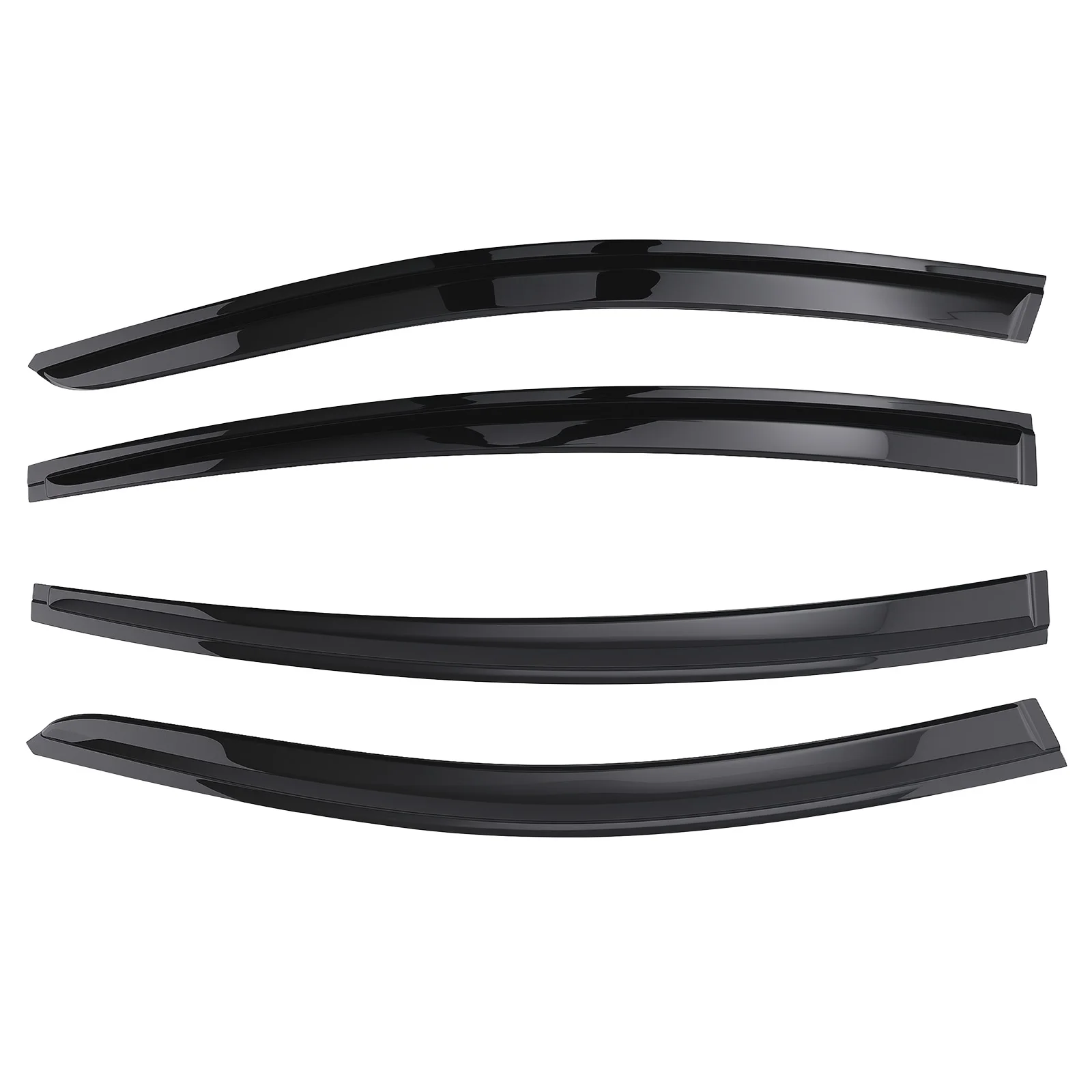

Window Rain Visor Deflectors for Chevy Cruze 2017-2019 Guards Adhesive 4Pcs