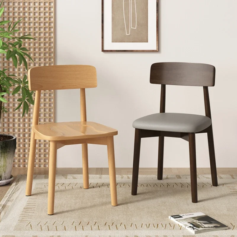 Elegant Cheaper Armless Dining Chairs Eaiting Minimalist Modern Nordic Dining Chairs Designer Wood Sillas Comedor Furniture