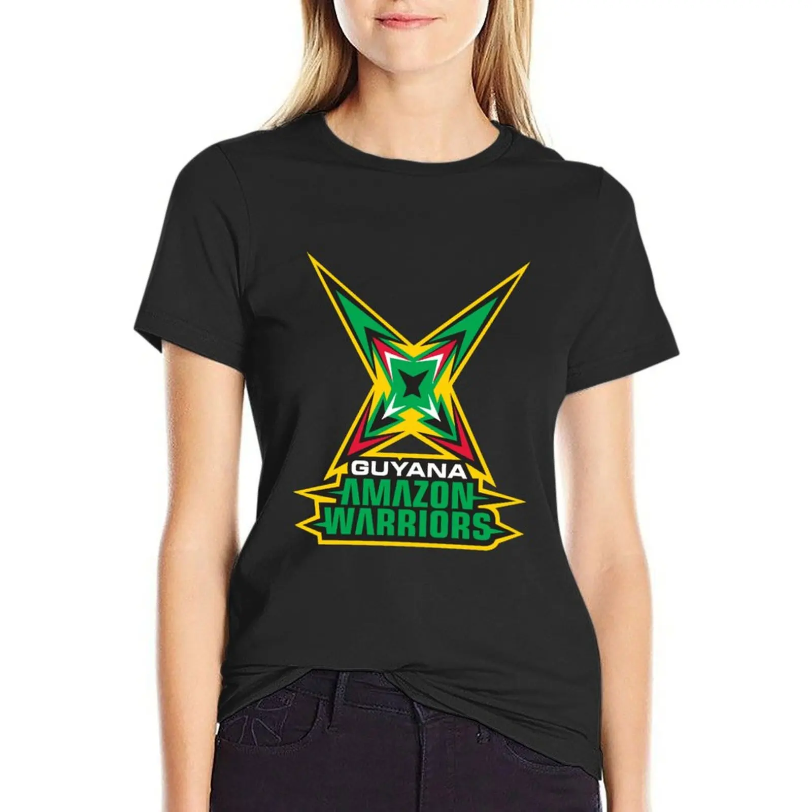 

Guyana Amazon Warriors T-shirt plus size tops tops Women t-shirts