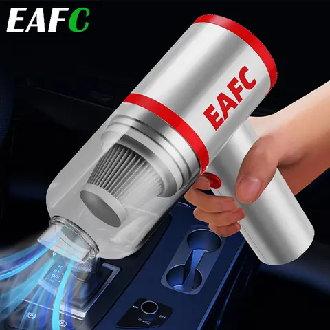 EAFC 2 IN 1Car Vacuum Cleaner Blow Dust Brushless Motor Portable Cordless Vacuum for Cleaning Dust in Home Office Car Pet Hair