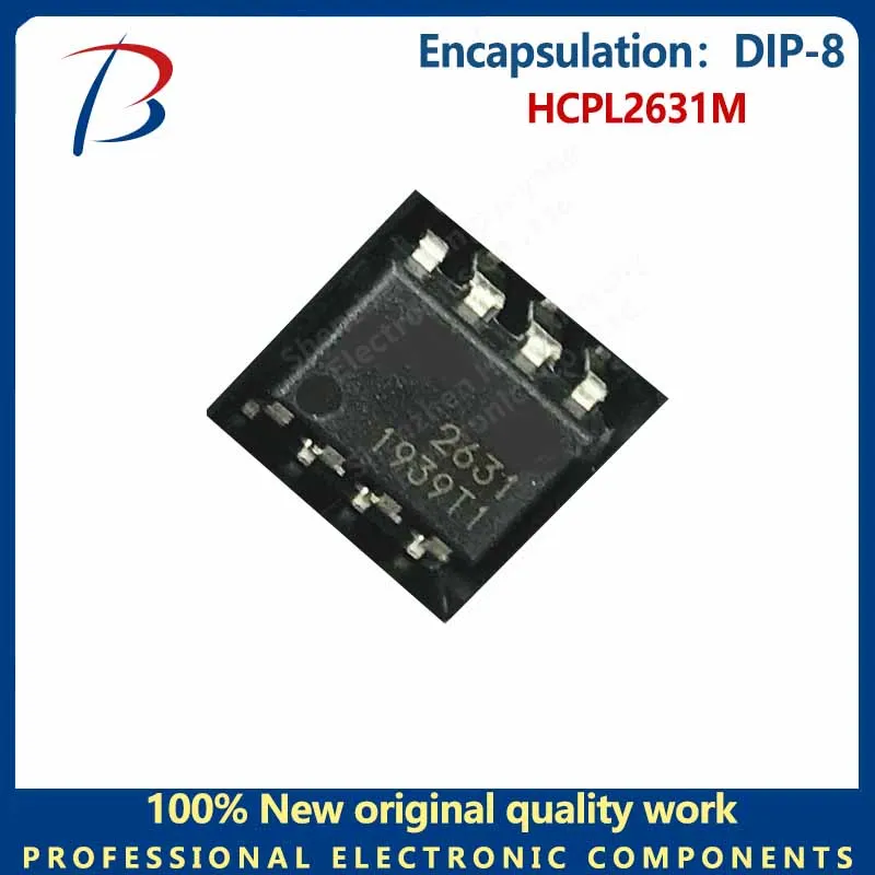 5pcs HCPL2631M package DIP-8 dual high-speed optocoupler chip
