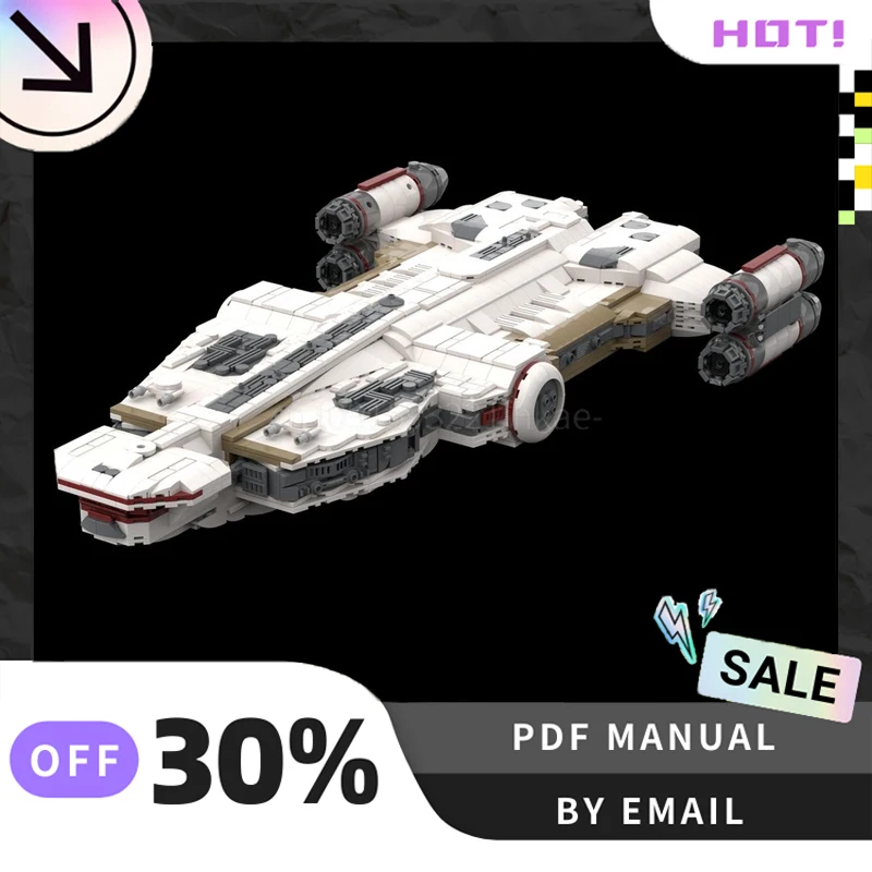 

[2318PCS] Customized MOC Remora boarding boat Creative Building Blocks Set STEM Toys DIY Construction Model Kit Birthday Gifts