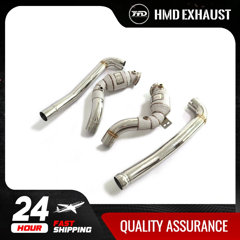 

HMD Exhaust System Downpipe for Mercedes Benz GT GTC GTS GTR AMG High Flow Performance Downpipe