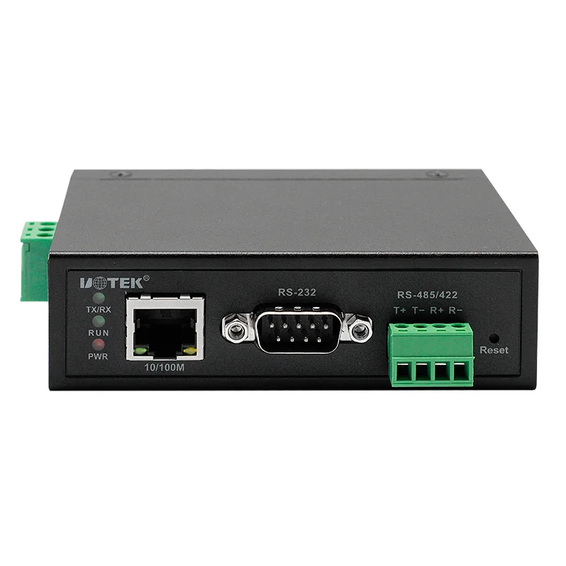UOTEK 10/100M a 1 porta RS-232 RS485 RS422 Server dispositivo seriale Supporto Modalità di funzionamento multiple UT-6801