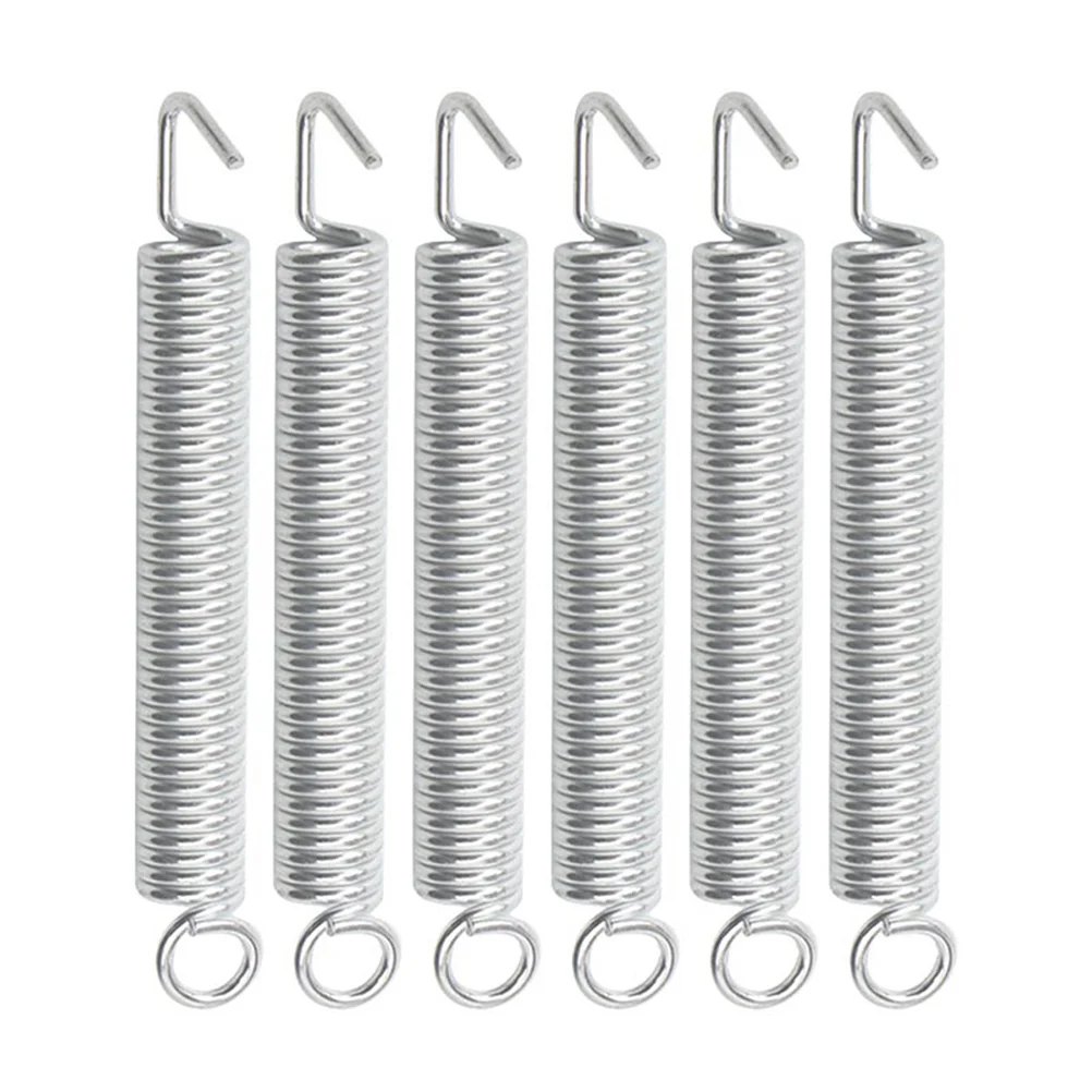 

6 Pcs Electric Guitar Tremolo Spring Replacement Parts Lightweight Nickel Plated Vintage Strings Accessories