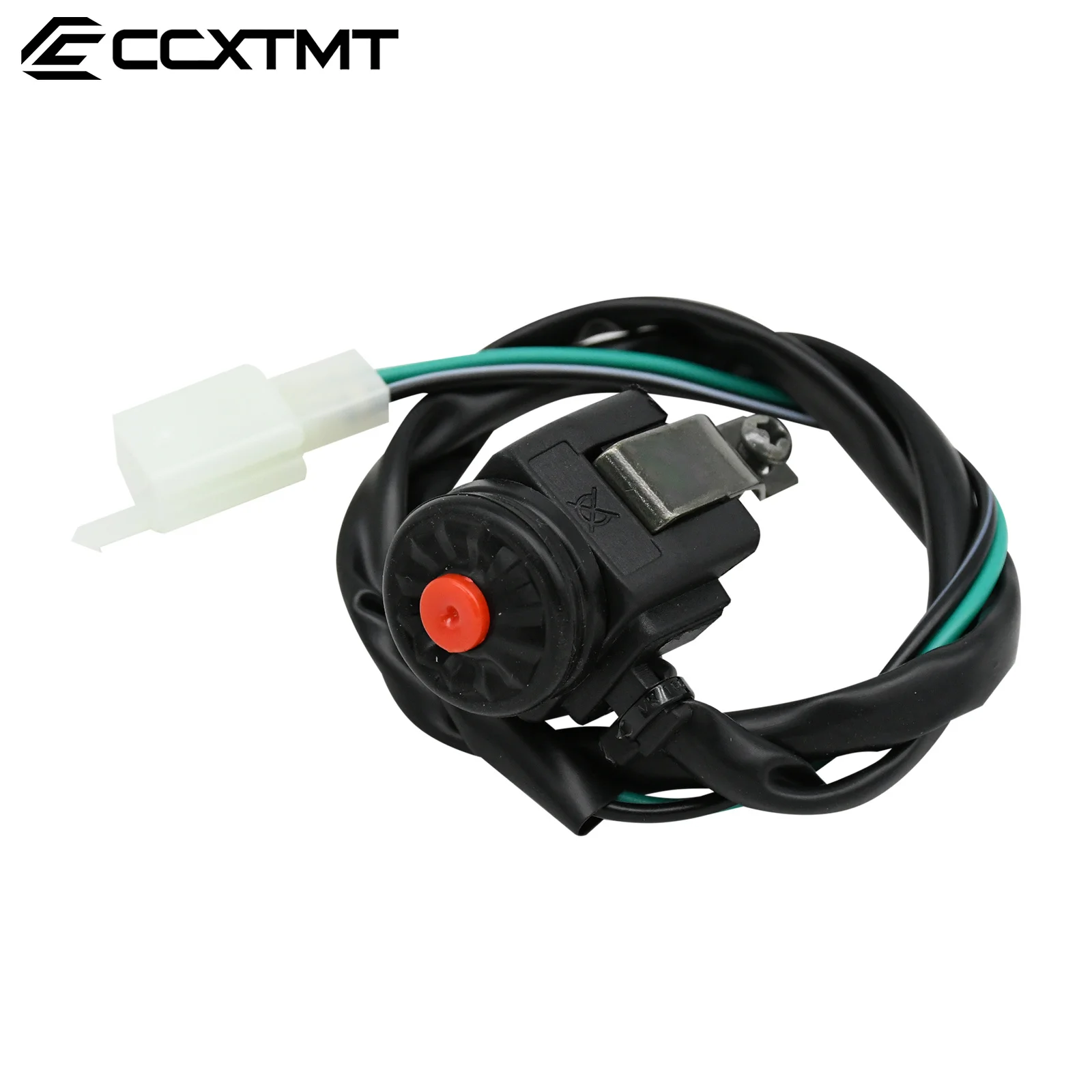 Motorcycle Start and Kill Switch NO/OFF Horn Button Commonly Open Electrical Converter For Yamaha KTM Honda Kawasaki ATV UTV Etc