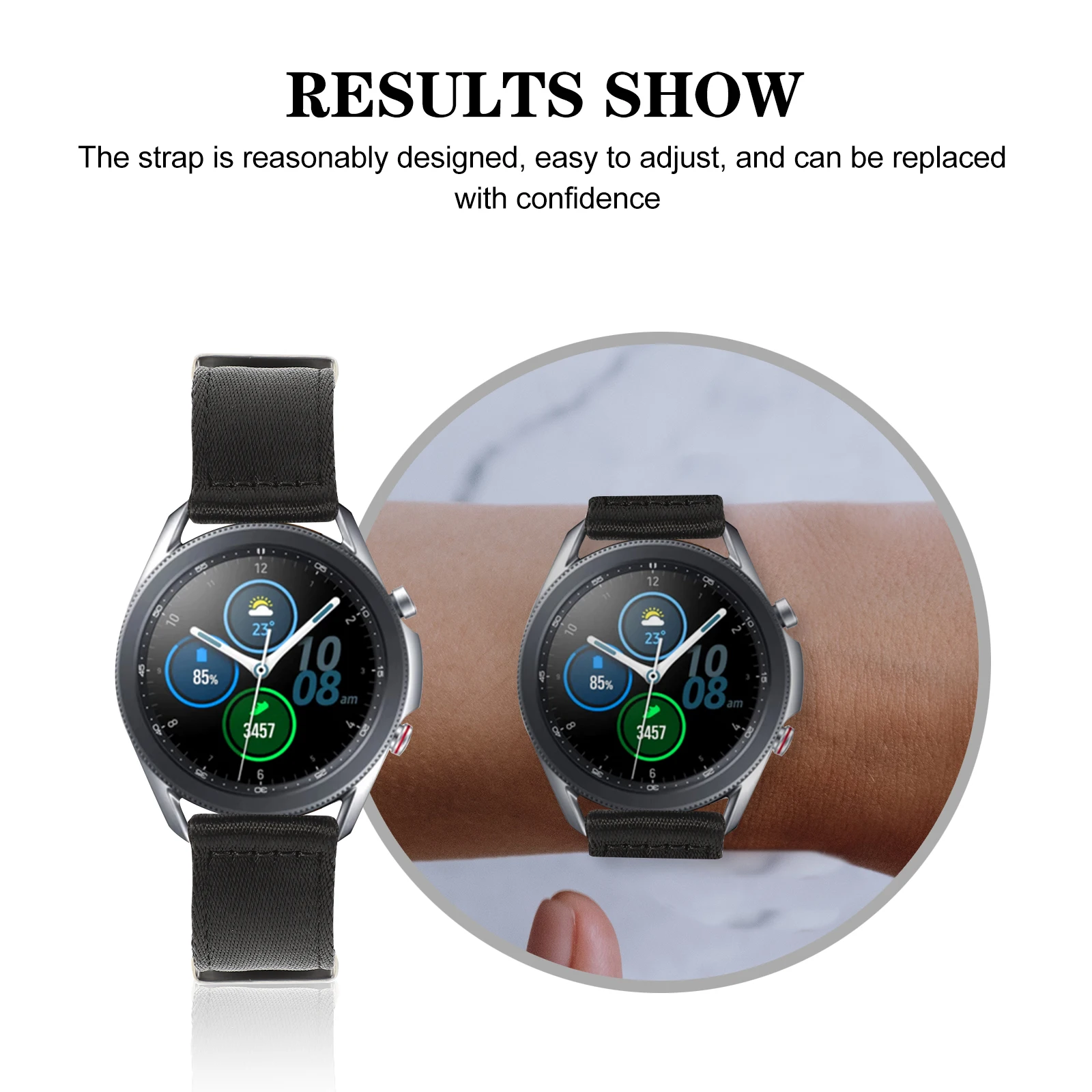 

Breathable Quick Release Strap Man Watch Band Specific Nylon Stretchy Accessory
