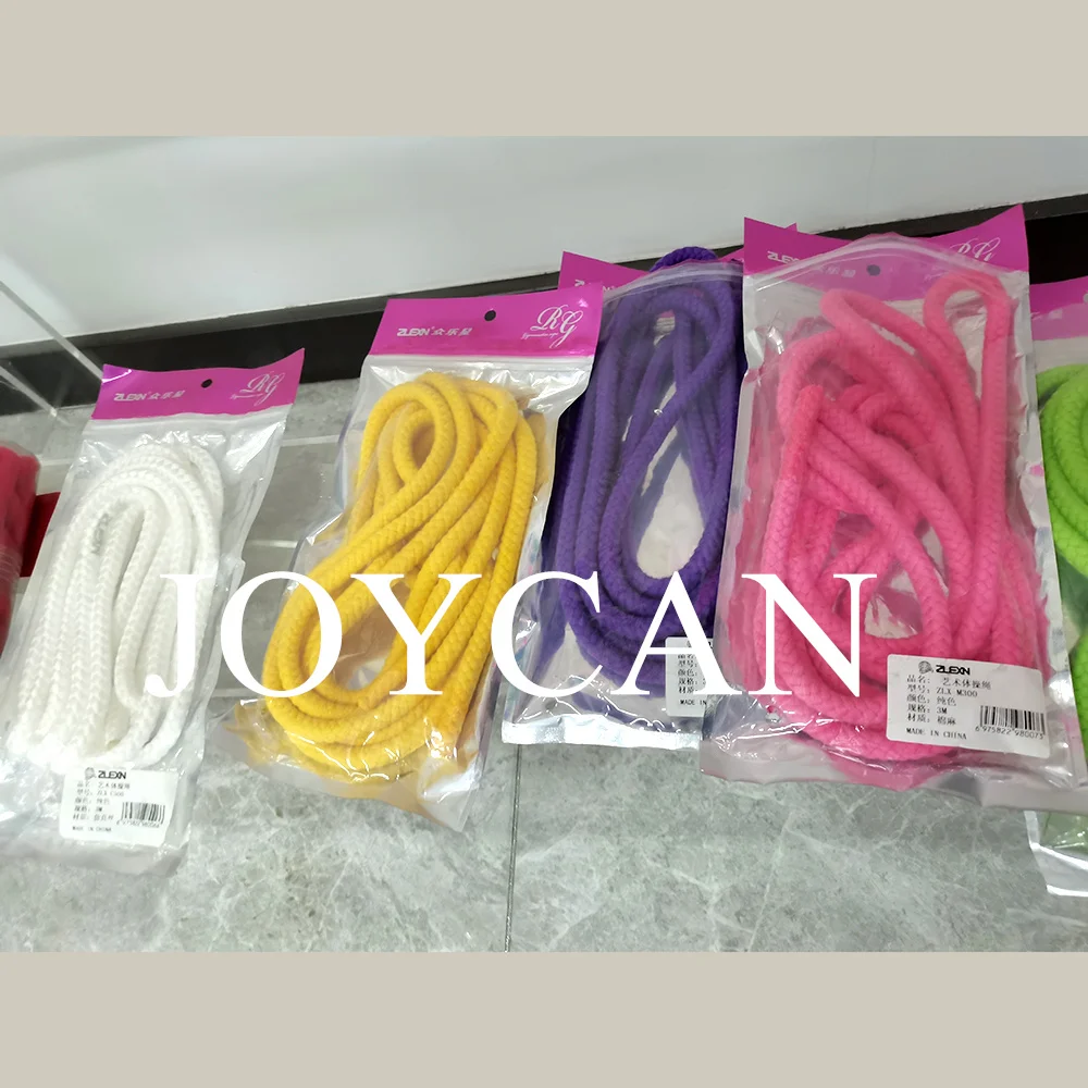 Jump Rhythmic Gymnastics Rope Cotton Portable Colored Convenient Training for Girls