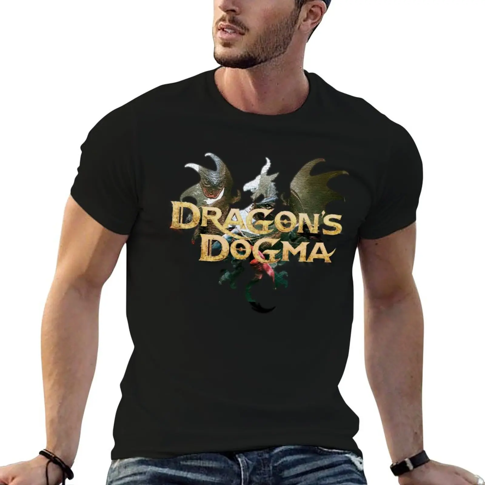 

DRAGONS DOGMA Essential T-Shirt t shirts with prints cotton t shirt pack T-Shirt