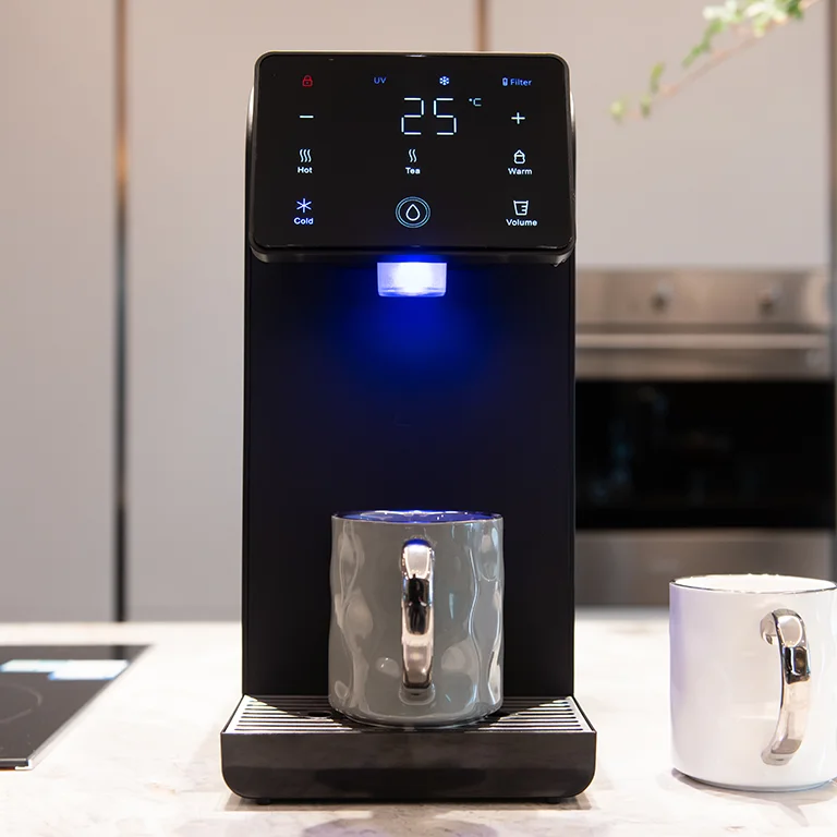 2026 Countertop RO Water Filter Dispenser Instant Hot Reverse Osmosis System Desktop Installation Plastic Household Use