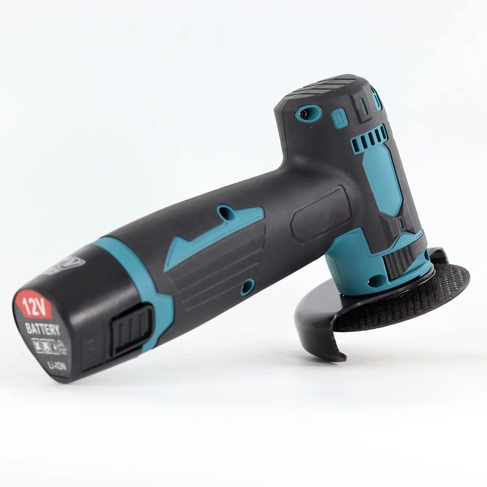 12V Mini Angle Grinder with Rechargeable Lithium Battery Cordless Polishing Machine Diamond Cutting Grinder with Accessories