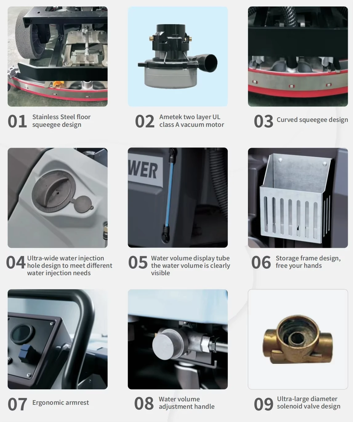 Коммерческая машина для подметания полов DC24V/25A, электрическая машина, автоматический робот, вращающаяся машина для мытья полов и стиральная машина