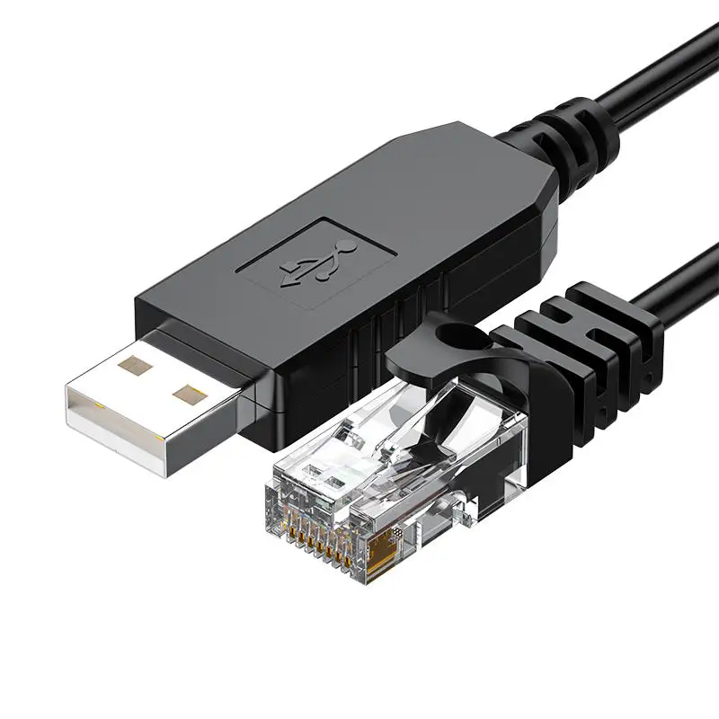 

USB to RS485 Serial Port Cable Rj45 Network Port Suitable for New Energy Equipment PLC Debugging Line IOT5077