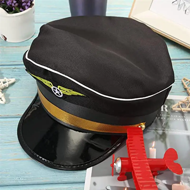 Children Pilot Hat Pilot Costume Hat Halloween Party Pilot Hat Decorative Pilot Hat Prop