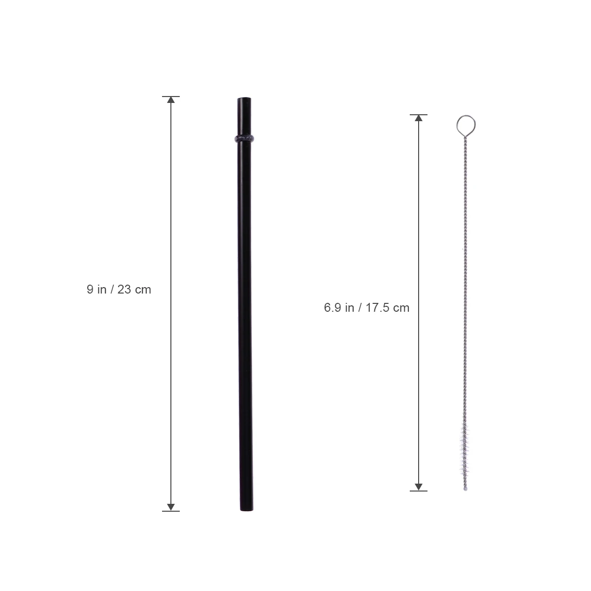 

Colored Drinking Straws Brush Stylish Thick Reusable Plastic Bottle Tumblers Party Bar Kitchen Accessories