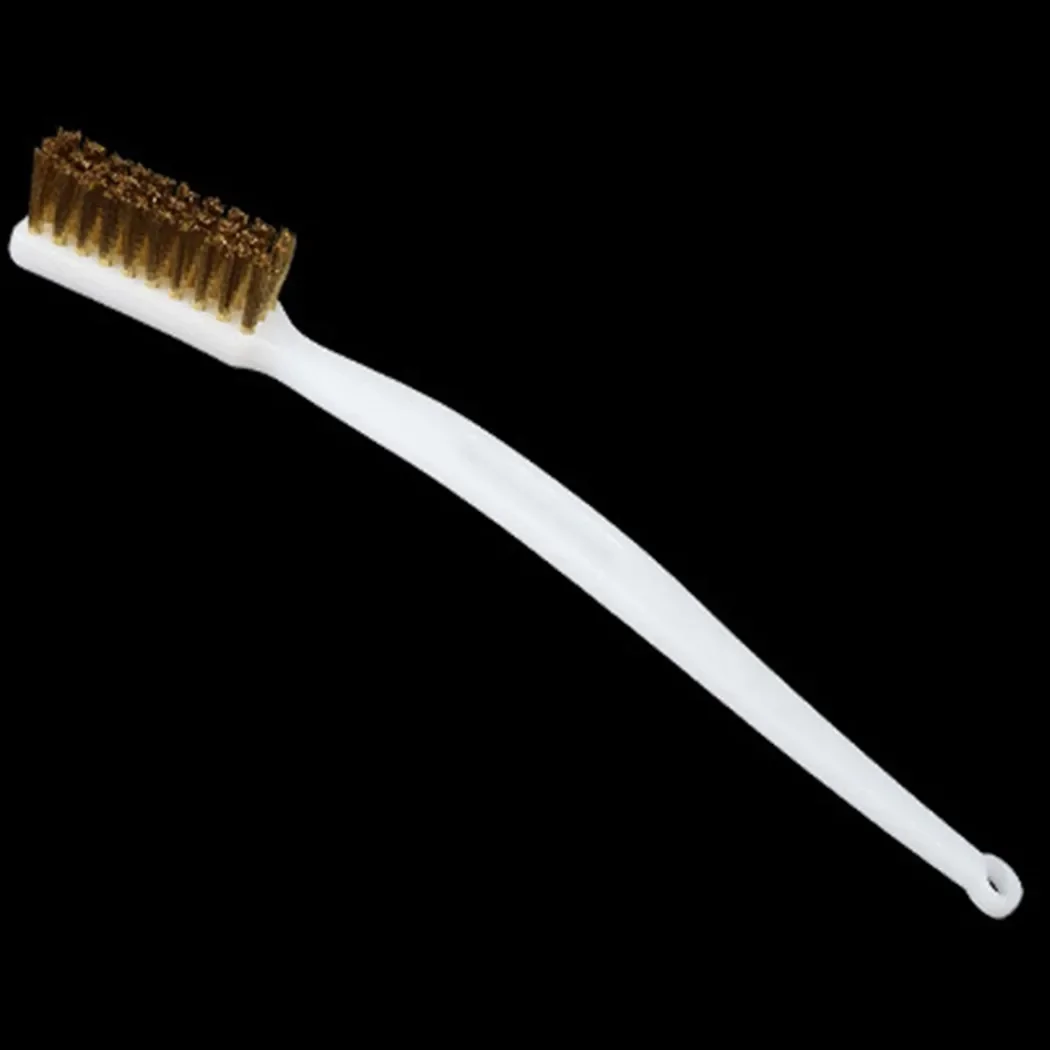 

1.38inch * 0.79inch Brass Wire Brush Wire 170*8.5*20mm 5PCS Brass Brush Devices For Industrial Handle Plastic Kit