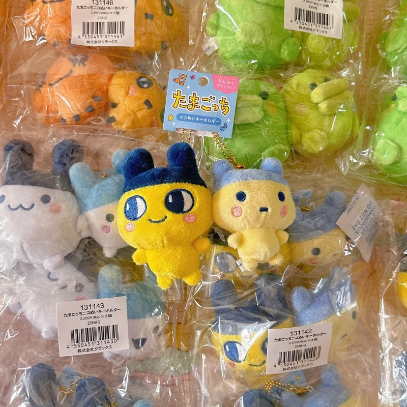 

Новый натуральный тамагочи аниме Mametchi Mimitchi двойной набор Kawaii милая плюшевая кукла брелок подвески милая игрушка в подарок