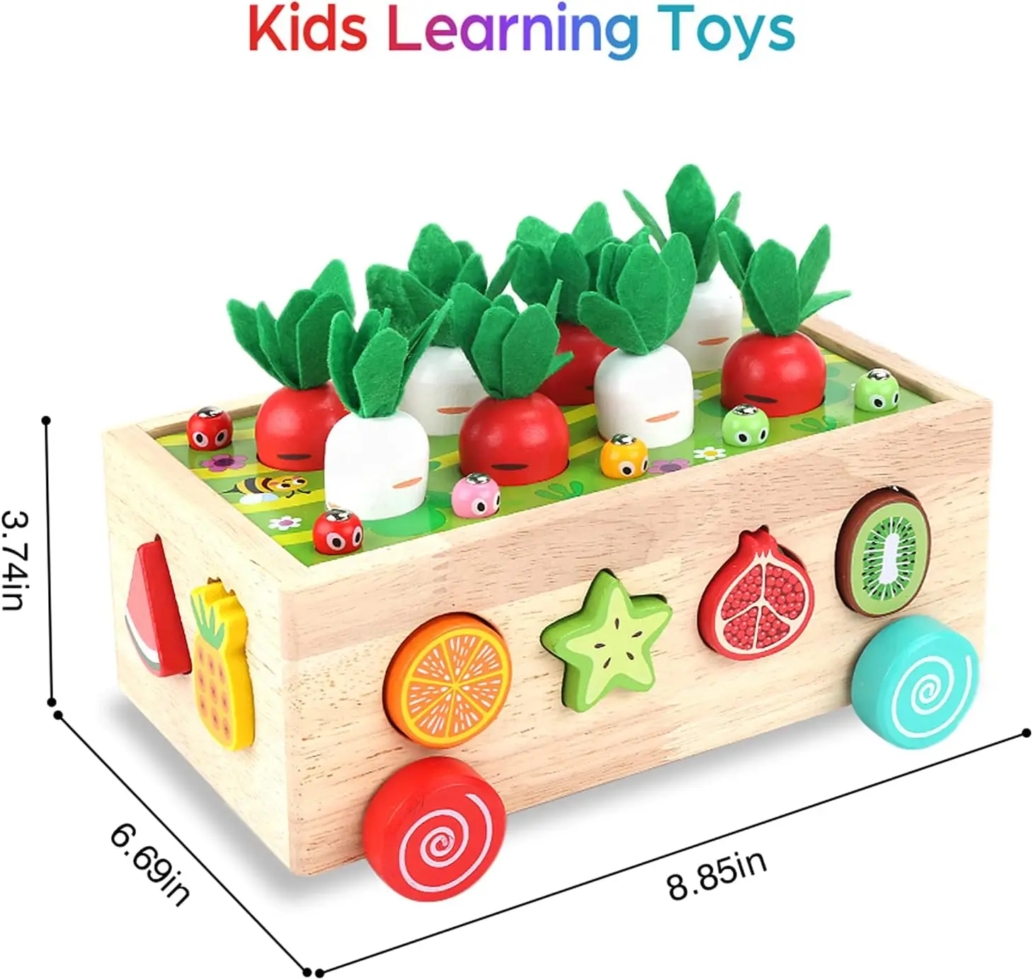 Toddlers Montessori Wooden Educational Toys for Baby Boys Girls Age 1 2 3 Year Old, Shape Sorting Toys 1st One First Birthday Gi