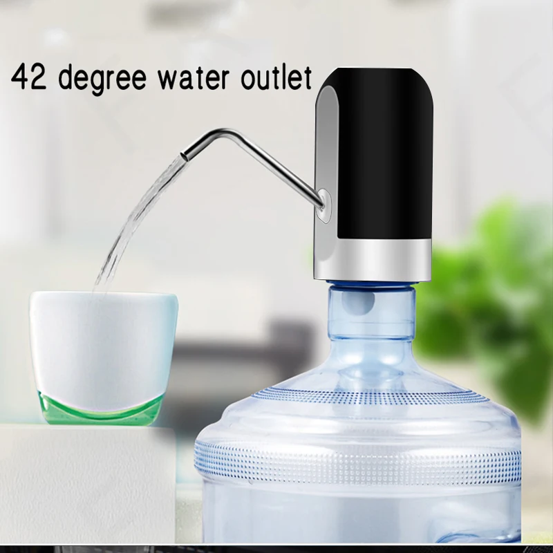 Wireless Electric Barreled Water Pump 800mah Battery USB Rechargeable Mini Portable Fast Water Automatic Dispenser Simple Pumpin