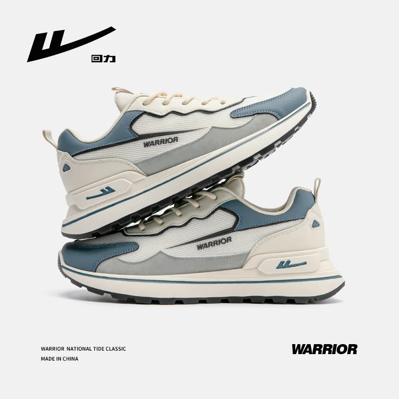 2024 Warrior Brand Men\'s Running Shoes Fashion Lightweight Breathable Casual Sneakers Work Gym Harajuku Trainer Tenis Feminino