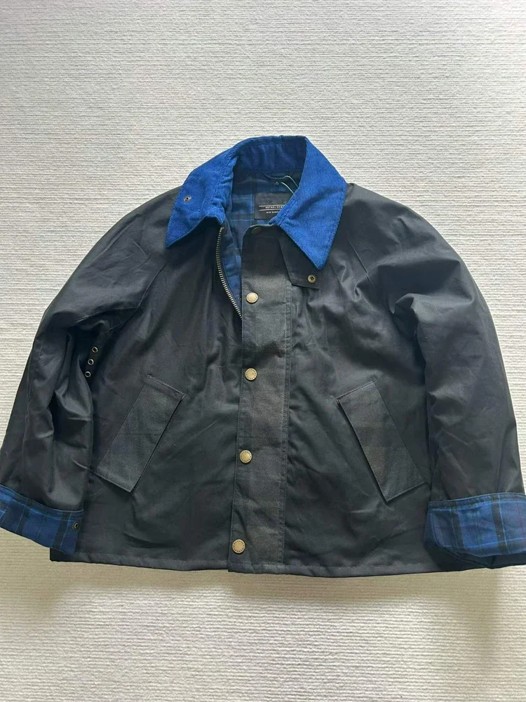 OS Transport Waxed Jacket (Small Collar)