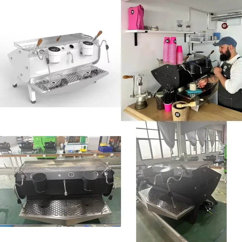 Commercial Intelligent Automatic Coffee Machine Precise Temperature Control 7000W Espresso Maker for Restaurants