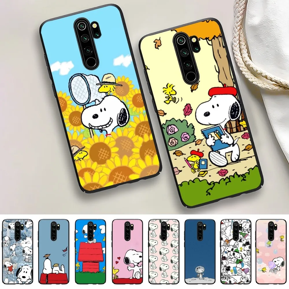 C-Cartoon S-Snoopys For Redmi 5 6 7 8 9 10 plus pro 6 7 8 9 A GO K20 K30 K40 pro plus F3 Fundas