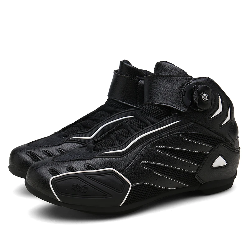 

Motocross Shoes Rubber Sole Motorcycle Shoes Wear Resistant Men's Boots Anti-collision Toe Cap Motorcycle Accessories Breathable