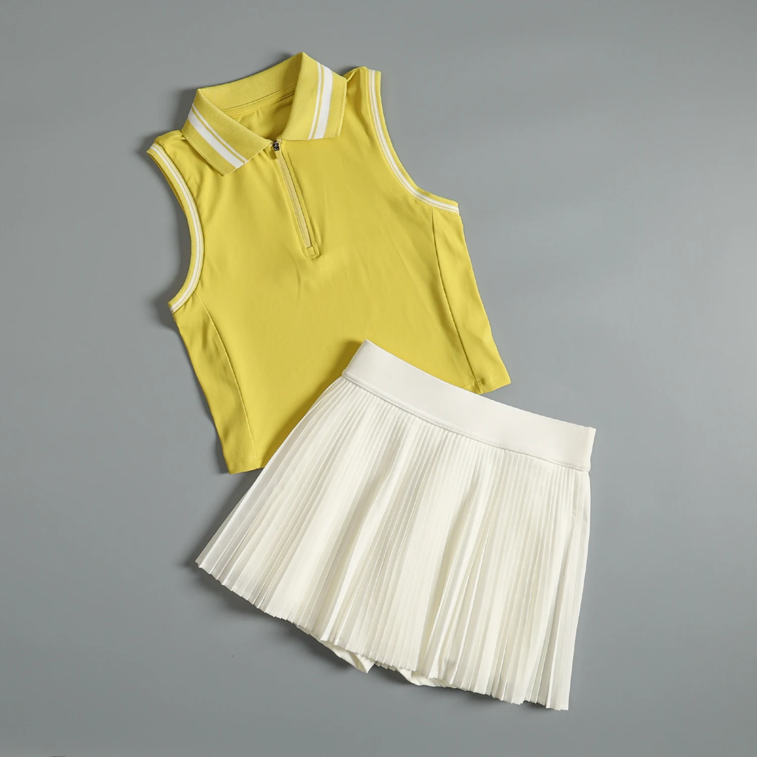 

Теннисный спортивный костюм для женщин, летняя мода и красивый костюм для занятий йогой для пилатеса, профессиональный бег, тренировка, фитнес, быстрый