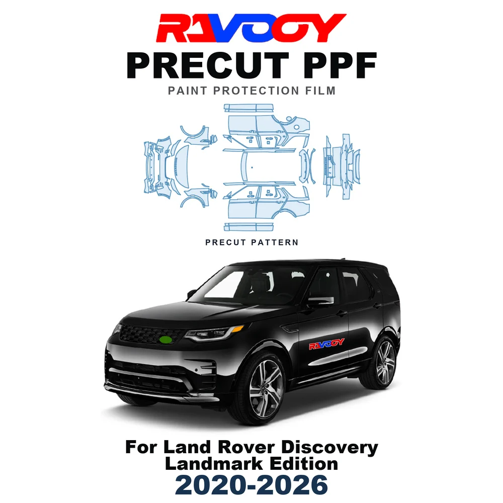 Film de protection de peinture TPU pré-découpé pour Land Rover Discovery Landmark Edition 2020-2026 8,5 mil, capot, pare-chocs, phares