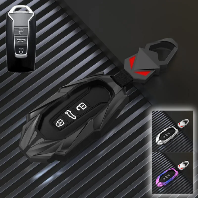 

A+ Zinc Alloy Silicone Car Remote Key Case Cover Bag For Volkswagen Touareg 2019