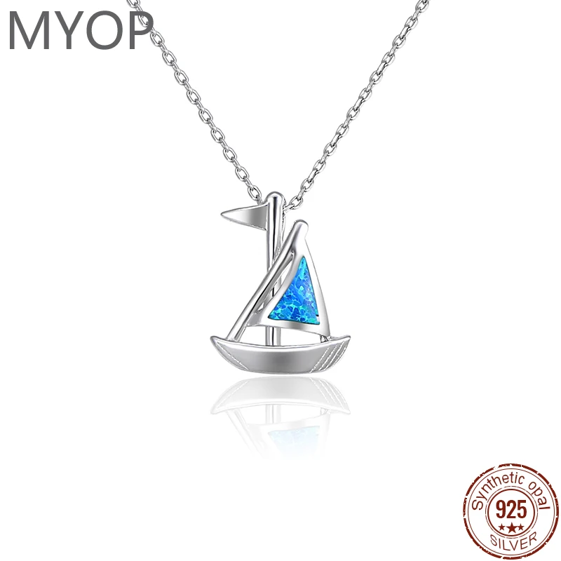 XYOP 2024 Jewelry 925 Sterling Silver Jewelry Opal Pendant Warm retro sweet atmosphere feel commuting