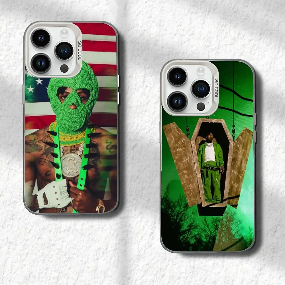 Y-YoungBoyS M-MASA لهاتف iPhone 15,16,17,11,13,12,14,Pro,SE4,Max,Plus,Air,Mini حافظة هاتف صلبة بيضاء مضادة للسقوط #1