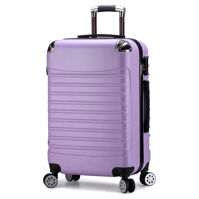 Valise Trolley Personnalisée de 20 Pouces, Valise Universelle à Fermeture Éclair en ABS