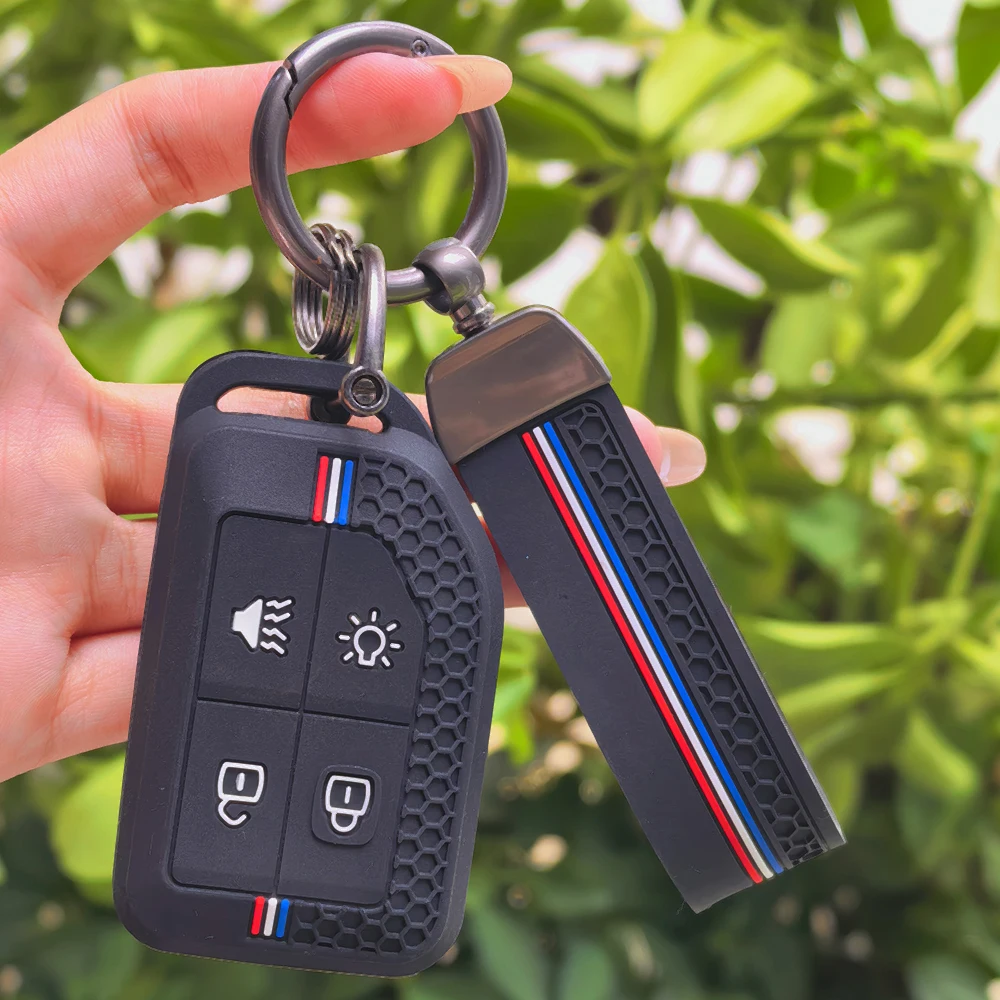 Car Smart Remote Key Case Cover Keychains Holder for Volvo FH16 CARGO 555 FM Heavy Truck Fob Silicone Protection Shell