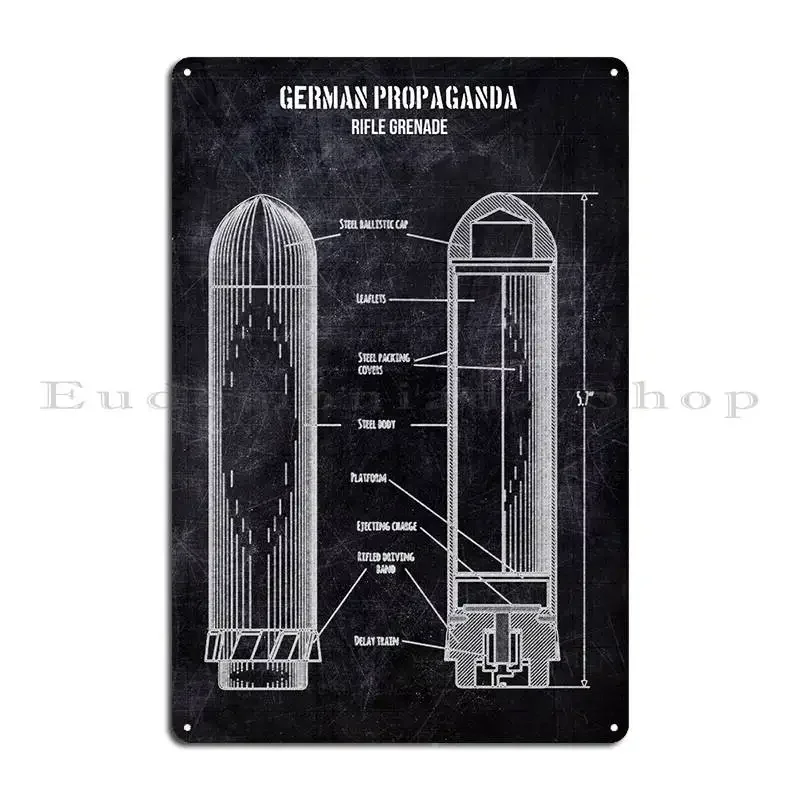 German Propaganda Metal Plaque Poster Garage Painting Designs Cinema Garage Tin Sign Poster