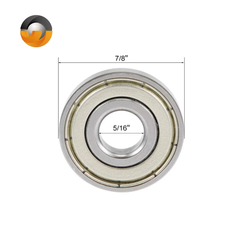 5Pcs 1603ZZ 7.938x22.225x7.144mm Deep Groove Ball Bearings 5/16