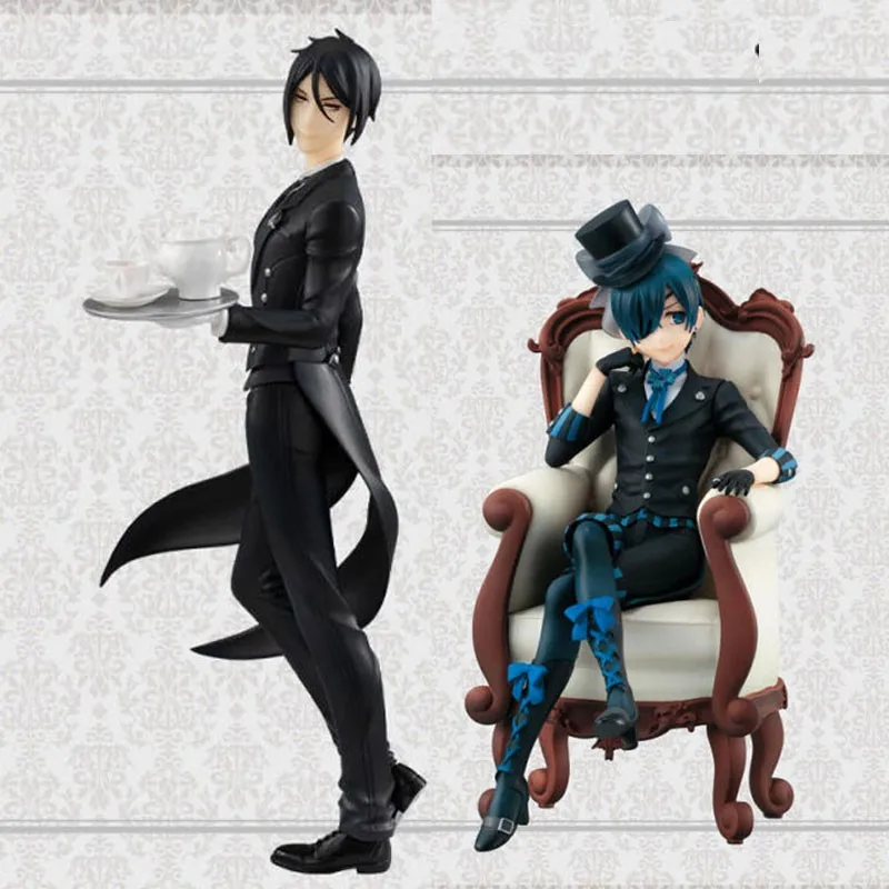 

Genuine Black Butler Figures Sebastian Figure Sebastian·Michaelis Anime Figurine Ciel Phantomhive Pvc Models Collectible Toys